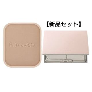 プリマヴィスタ(Primavista)の【新品セット】プリマヴィスタ ダブルエフェクトパウダー オークル03 ＆ ケース(ファンデーション)