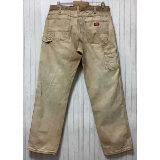 Dickies(ディッキーズ)のディッキーズ　ペインターパンツ　ワークパンツ　ベージュ　赤ロゴ　36/34. メンズのパンツ(ペインターパンツ)の商品写真