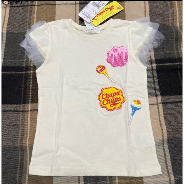 【新品タグ付き】チュッパチャップス 半袖Tシャツ 匿名配送 キッズ/ベビー/マタニティのキッズ服女の子用(90cm~)(Tシャツ/カットソー)の商品写真