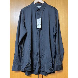 ザラ(ZARA)のZARA 新品、タグ付き　長袖ストレッチ素材ワイシャツ(シャツ)