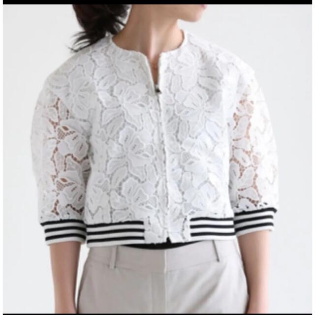 BORDERS at BALCONY  LACE BLOUSON