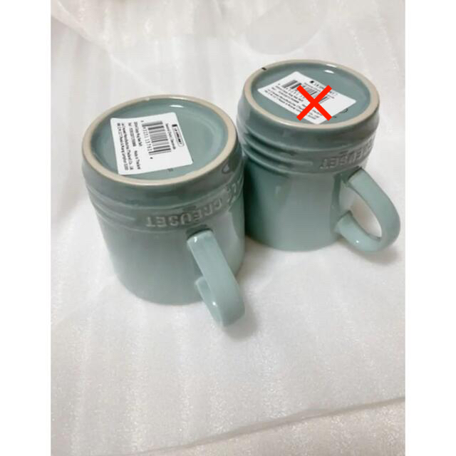 LE CREUSET(ルクルーゼ)のル・クルーゼ　マグ　200ml    1個　　　シーソルト インテリア/住まい/日用品のキッチン/食器(食器)の商品写真