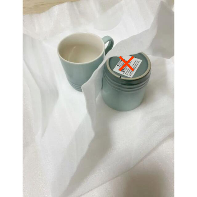 LE CREUSET(ルクルーゼ)のル・クルーゼ　マグ　200ml    1個　　　シーソルト インテリア/住まい/日用品のキッチン/食器(食器)の商品写真