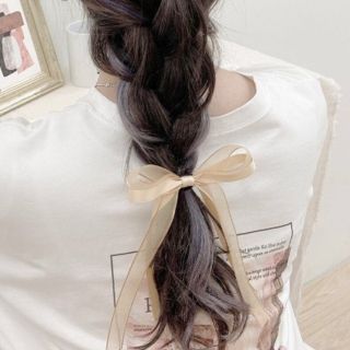 ディーホリック(dholic)のヘアゴム　リボン(ヘアアクセサリー)