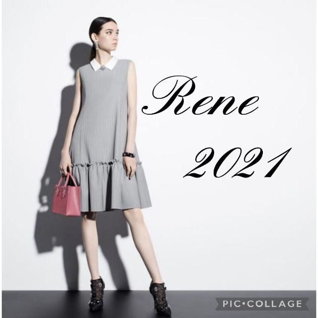 René - ご専用♡2021Reneルネ白襟2WAYワンピースの通販 by 美香's shop 