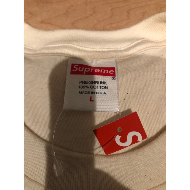 Supreme - Supreme Cross box logo Tee Lサイズnaturalの通販 by こういち's shop