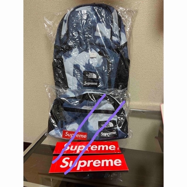 バッグパック/リュックSupreme×The NorthFace Bleached Backpack