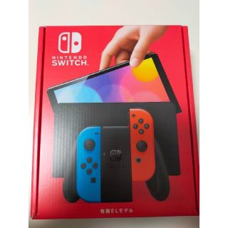 ニンテンドースイッチ(Nintendo Switch)の【新品】Nintendo Switch 有機EL モデルネオンブルーネオンレッド(携帯用ゲーム機本体)