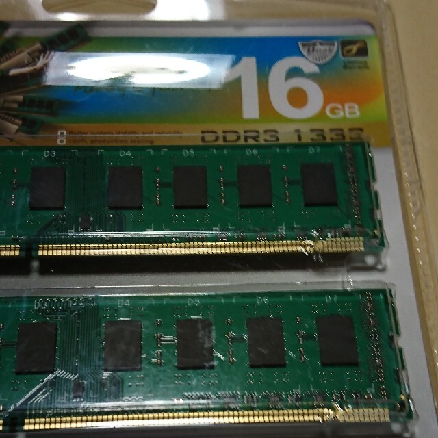 ★シリコンパワー製　DDR3　1333　8GB×2枚　合計16Gディスクトップ用 2