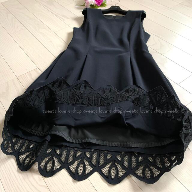 ご専用 42 洗えるドレス˚✧₊⁎⁎⁺˳✧༚定価10万 裾レース ワンピ 最初の