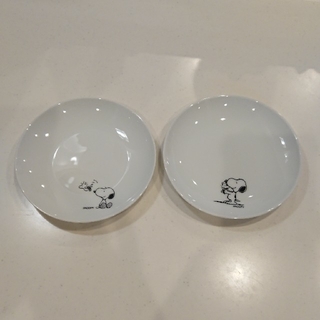 SNOOPY スヌーピー 皿2枚セット 新品未使用☆(食器)