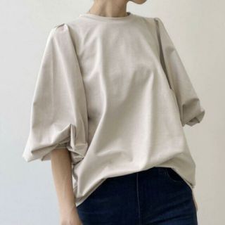 アパルトモンドゥーズィエムクラス(L'Appartement DEUXIEME CLASSE)のGather Long sleeve Teeギャザー ロング スリーブ ティー(カットソー(長袖/七分))