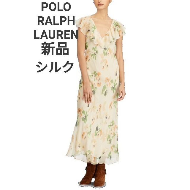 polo Ralph lauren シルク 花柄 フローラル ワンピース ドレス elc.or.jp