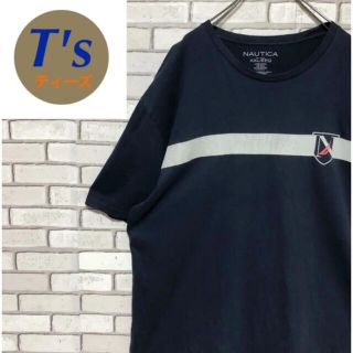 ノーティカ(NAUTICA)の【ノーティカ】アメカジ ビックサイズ ボーダー ネイビー ヴィンテージ Tシャツ(Tシャツ/カットソー(半袖/袖なし))