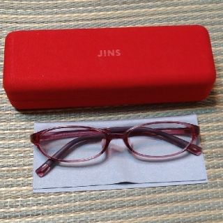 ジンズ(JINS)のJINSメガネ＆メガネ拭き付き(サングラス/メガネ)