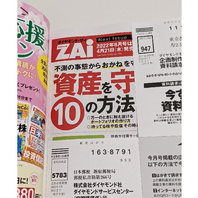 ダイヤモンド社(ダイヤモンドシャ)のダイヤモンド・ザイ 5月号 付録付き 最新号 エンタメ/ホビーの雑誌(ビジネス/経済/投資)の商品写真