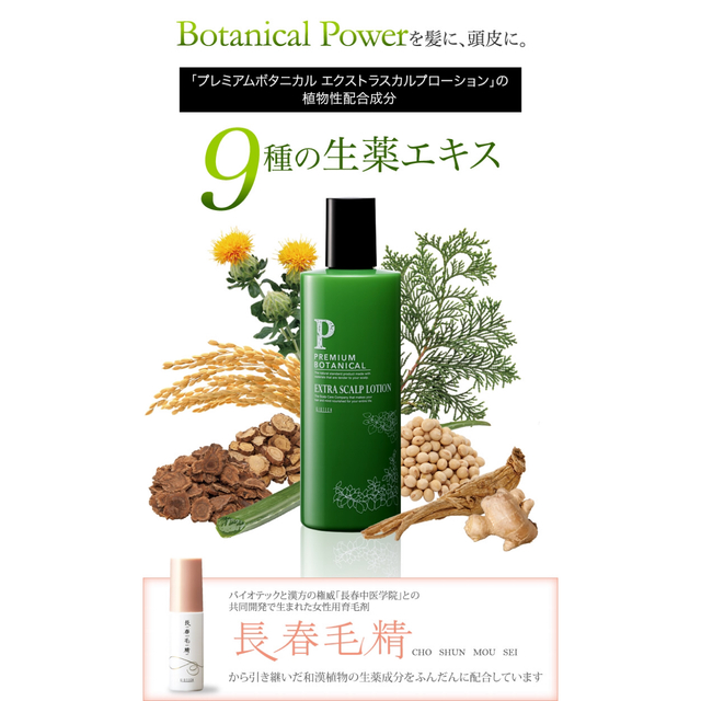 バイオテック プレミアムボタニカルスカルプローション - ヘアケア バイオテック プレミアムボタニカルスカルプローション - ヘアケア
