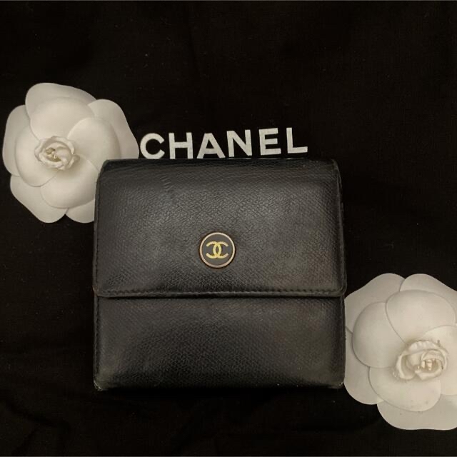 CHANEL シャネル 財布 二つ折り 三つ折財布 | フリマアプリ ラクマ