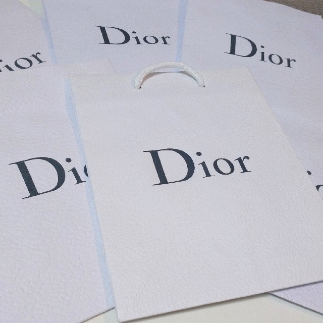 Christian Dior(クリスチャンディオール)のDIOR dior ディオール ショッパー ギフト ショップ袋 紙袋 レディースのバッグ(ショップ袋)の商品写真