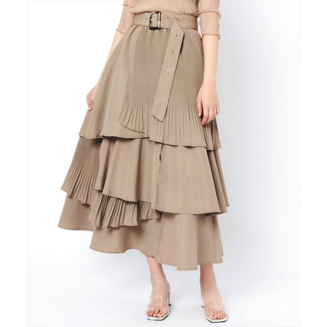 REDYAZEL(レディアゼル)のREDYAZEL アシメティアードデザインスカート レディースのスカート(ロングスカート)の商品写真