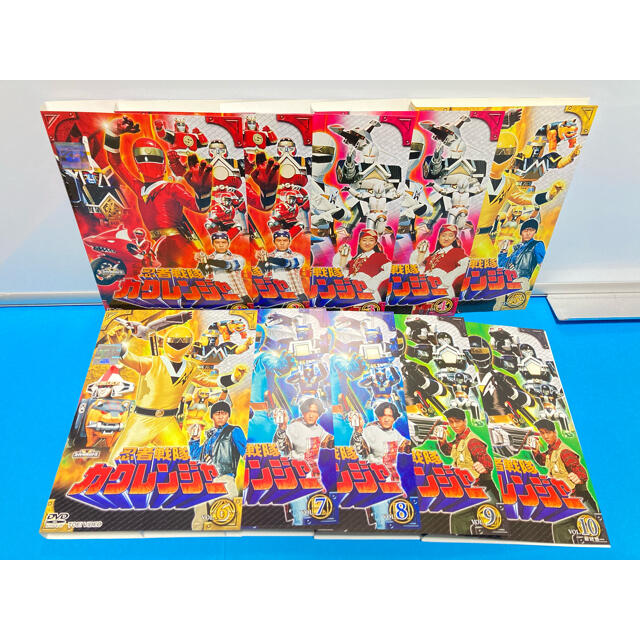 忍者戦隊カクレンジャー DVD 全1-10巻セット　レンタル品