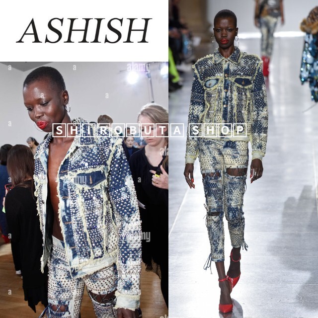 激レア ♡ Ashish アシシュ スタッズ タイダイ メタル  デニム