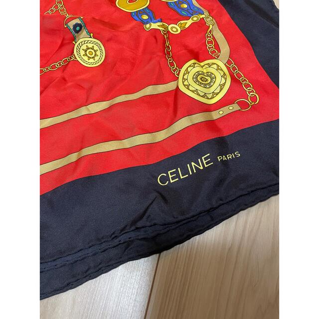 CEFINE(セフィーヌ)のオールドセリーヌ oldceline スカーフ　バンダナ　シルク レディースのファッション小物(バンダナ/スカーフ)の商品写真