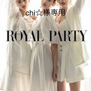 ロイヤルパーティー(ROYAL PARTY)のchi☆様専用❤️ ロイヤルパーティー ドットリボン付タイトワンピース(ひざ丈ワンピース)