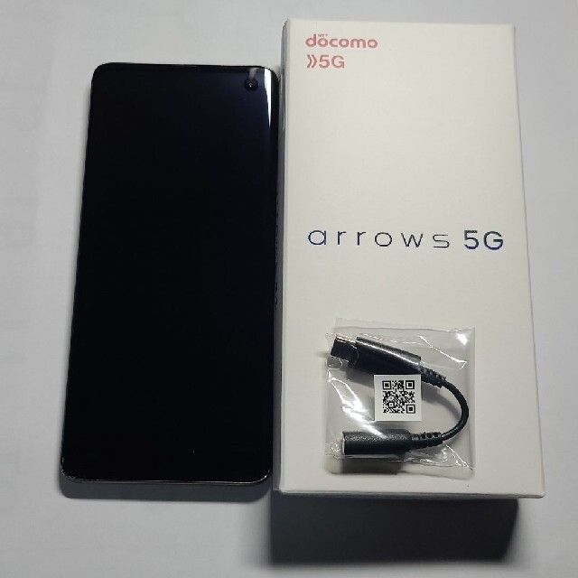 arrows 5G チタニウムシルバー 128 GB docomoarrows5G画面サイズ