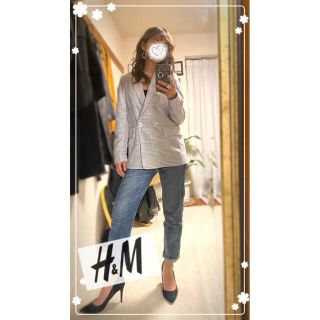 ザラ(ZARA)のmtan様専用【超美品】H&M 爽やか美シルエット✨テーラードジャケット(テーラードジャケット)