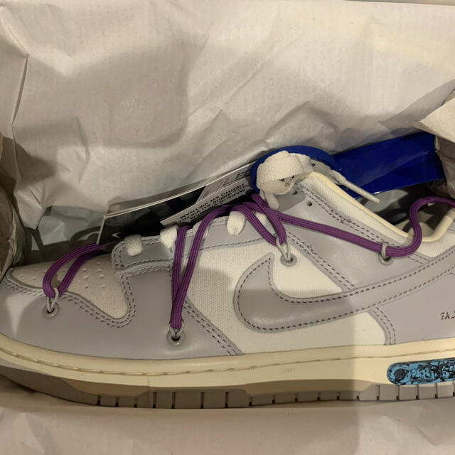 新品未使用NIKE off-white ダンク Low LOT48 27cm - スニーカー