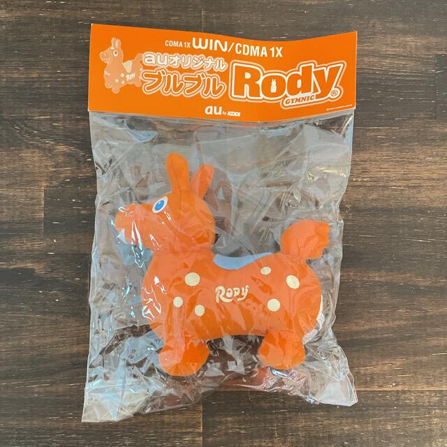 Rody(ロディ)の非売品 auオリジナルブルブルRody ロディ ノベルティ ぬいぐるみ オレンジ エンタメ/ホビーのコレクション(ノベルティグッズ)の商品写真