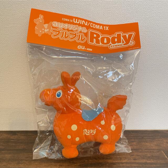 Rody(ロディ)の非売品 auオリジナルブルブルRody ロディ ノベルティ ぬいぐるみ オレンジ エンタメ/ホビーのコレクション(ノベルティグッズ)の商品写真