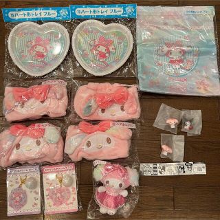 マイメロディ(マイメロディ)のマイメロディ くじ マスコット マイカラーフィギュア ガチャ 【値下げ可】(キャラクターグッズ)