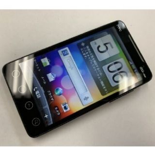 アンドロイド(ANDROID)のHTC htc EVO WiMAX ISW11HT au　WIFI(スマートフォン本体)