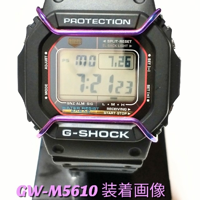 最大83%オフ! ワイヤーガードバンパー DW-5600 GW-M5610などレインボーパープル系 腕時計(デジタル) 最大83%オフ! ワイヤーガードバンパー DW-5600 GW-M5610などレインボーパープル系 腕時計(デジタル)