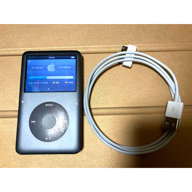 iPod(アイポッド)のiPod classic 160GB ブラック スマホ/家電/カメラのオーディオ機器(ポータブルプレーヤー)の商品写真