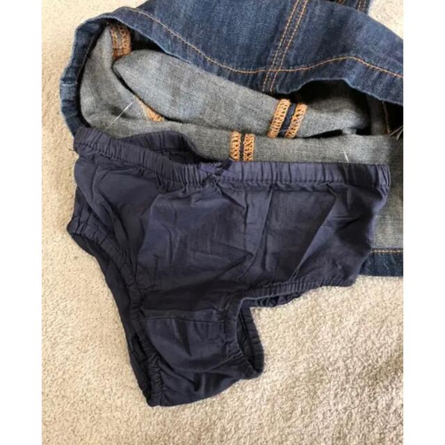 babyGAP(ベビーギャップ)の95 ベビーギャップ　GAP デニムワンピース ジャンパースカート　新品 キッズ/ベビー/マタニティのキッズ服女の子用(90cm~)(ワンピース)の商品写真