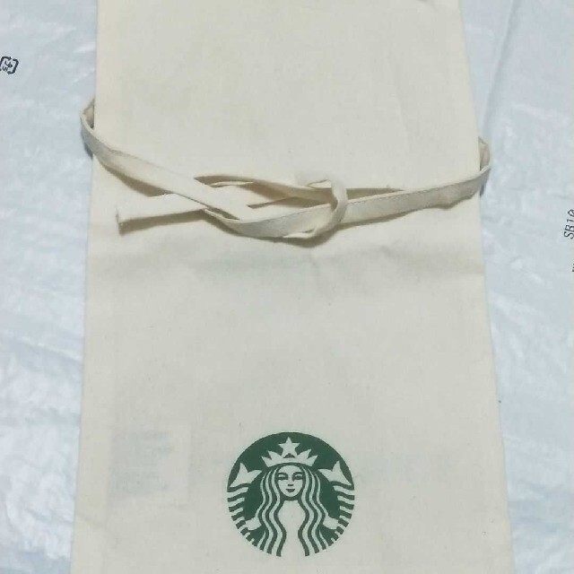 Starbucks Coffee(スターバックスコーヒー)のスターバックス ギフトバッグ プレゼント スタバ  贈答用袋 布製バッグ 巾着 レディースのバッグ(エコバッグ)の商品写真