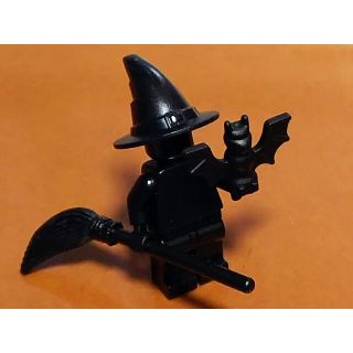 レゴ(Lego)のレゴ★ブラック単色ミニフィグ 魔法使いVer. オリジナルアレンジ 激レア(キャラクターグッズ)