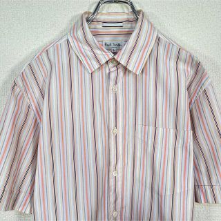 ポールスミス(Paul Smith)の【美品】ポールスミス/PaulSmith マルチストライプシャツ　半袖　フラワー(シャツ)