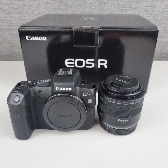 買い誠実 R EOS - Canon ボディ STMセット IS F1.8マクロ RF35mm