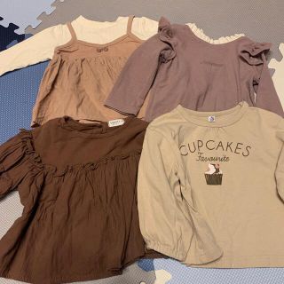 シマムラ(しまむら)のトップス　長袖シャツ　まとめ売り　女の子　80 バースデー　しまむら(Ｔシャツ)