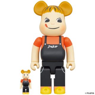 ベアブリック(BE@RBRICK)の送料込み BE@RBRIK ペコちゃん コーヒーミルキー 100%&400%(その他)