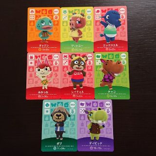 ニンテンドウ(任天堂)のどうぶつの森 amiiboカード 8枚セット(カード)