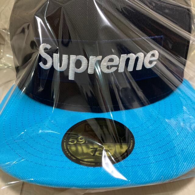 送料込 71/2 Supreme 2-Tone Box Logo New Era 2