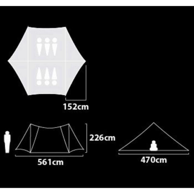 Iwatani(イワタニ)の【新品・6人用】NEMO ニーモ 大型テント ヘキサライト6P キャニオン スポーツ/アウトドアのアウトドア(テント/タープ)の商品写真