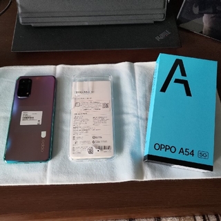 オッポ(OPPO)のoppo A54 5G au版 simロック解除済 未使用(スマートフォン本体)