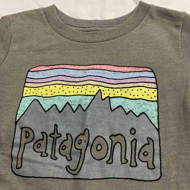 patagonia(パタゴニア)のパタゴニア ロゴTシャツ キッズ/ベビー/マタニティのベビー服(~85cm)(Ｔシャツ)の商品写真