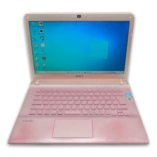 ソニー(SONY)の388【可愛いピンク】ノートパソコン♪オフィス♪カメラ♪Windows10(ノートPC)